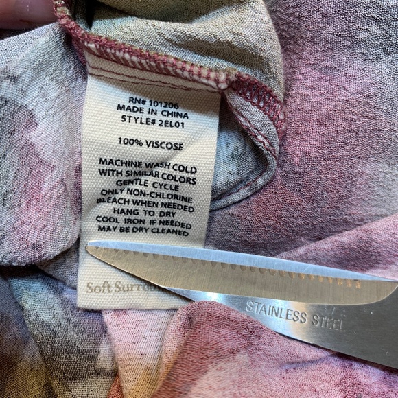 Soft Surroundings Natural Romance Dress Maxi Floral Dress Medium Boho Romantic - Picture 13 of 15